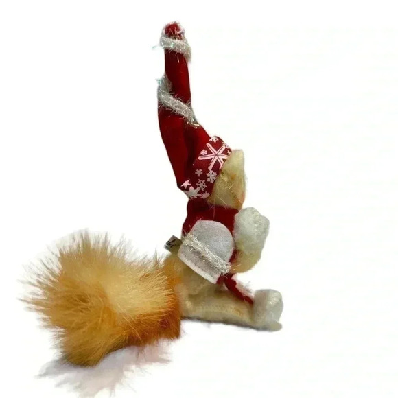 Annalee Christmas Cat throwing snowflake 4” 2009 - Picture 5 of 6